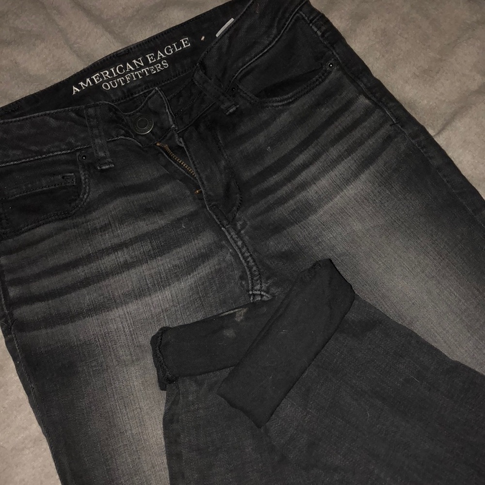 Black American Eagle Jeans